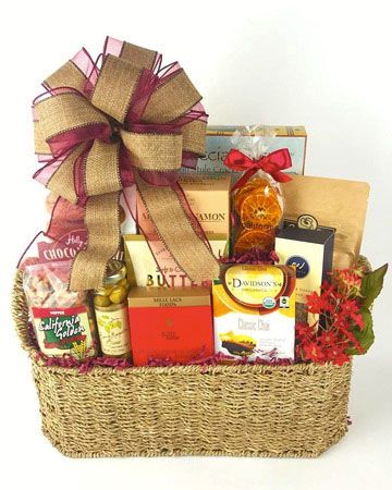 Sympathy gift basket, delivered to or pick up in San Jose