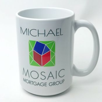 Mugs  customized and branded for gift basket