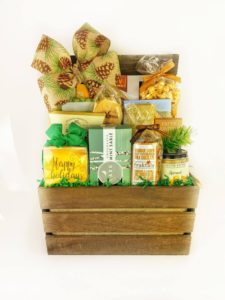 Christmas Crate Gift Basket